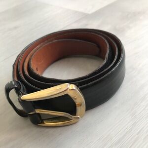 MENS DEEP CHOCOLATE BROWN BELT LEATHER MADE IN USA 36